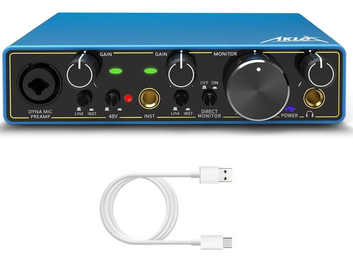 Interfaz De Audio Usb, Interfaces De Audio Xrl, Guitarr...