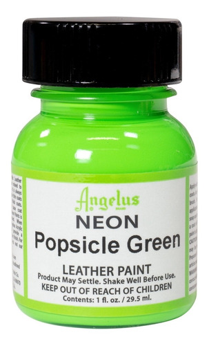 Pintura Angelus De 1oz Verde Neon Para Cuero, Vinil Y Mas 