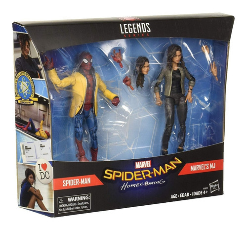 Marvel Legends Spider-man And Mj 2pack