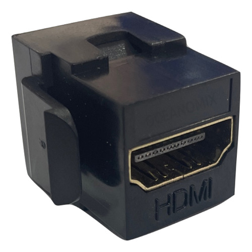 10un Keystone Emenda Hdmi Fêmea 1.4 2.0 Tomada Espelho Preto