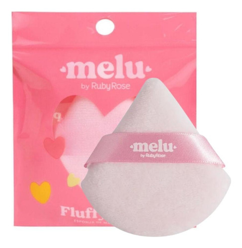 Esponja Para Maquiagem Melu By Ruby Rose Fluffy Puff 2,6g