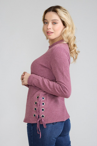 Polera Ojetillos Purpura Tentation