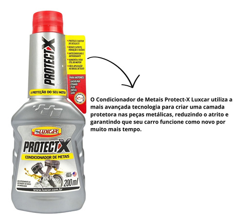 Condicionador De Metais Protect X Luxcar 200ml