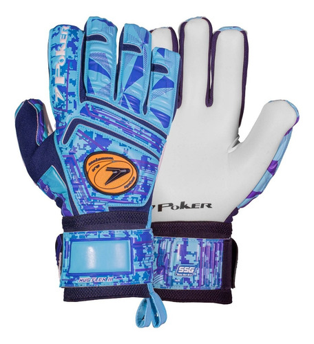 Imagem 1 de 7 de Luva Goleiro Futebol De Campo Profissional Hug Flex Iii