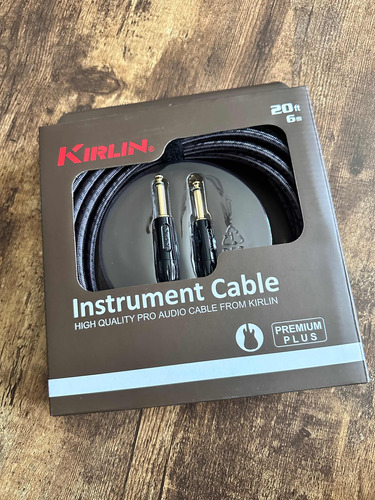 Cable De Guitarra Y Bajo Kirlin Serie Deluxe 6 Metros