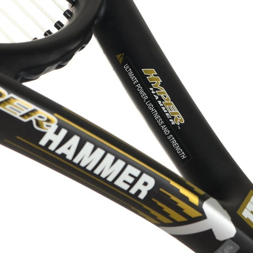 Raqueta Tenis Wilson Hyper Hammer 5.3 237 Grs Aro 110 Cuerda Tamaño Del Grip 4 3/8 Color Negro/blanco