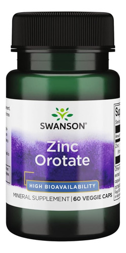 Orotato de zinco/orotato de zinco 10 mg 60 cápsulas vegetais