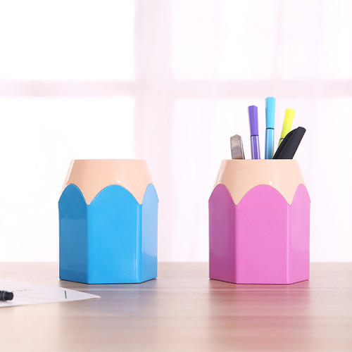 Bolígrafo Con Forma De Lápiz, Soporte Para Lápices, Color Co