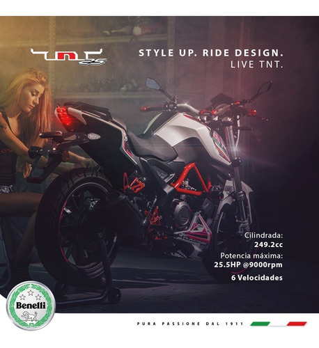 Benelli Tnt 250 0km 2021 Automoto Lanus