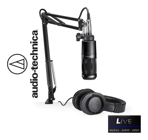 Audio Technica At2020pk Pack Para Streaming/podcasting 