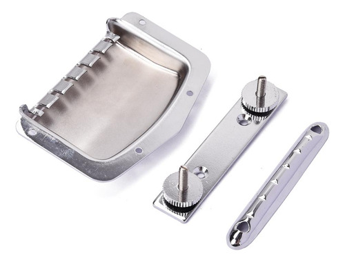 Arremate De Ponte De Guitarra Cromada Para Peças De