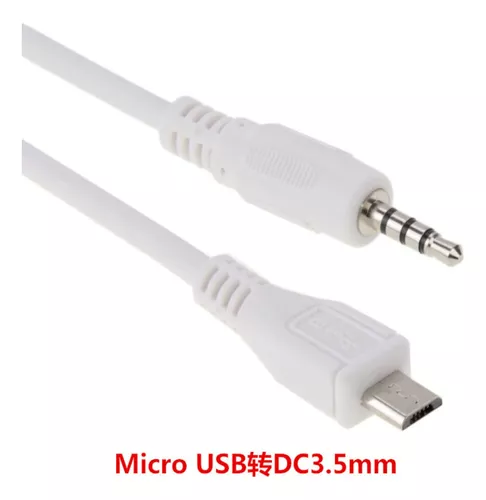 Cable De 2 Jack 3.5 Mm Estéreo Audio Micro A Plug 3.5mm Trrs GENERICO