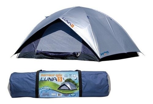 Barraca 5 Pessoas P/ Camping C/ Sobre Teto Mor 240x240x130