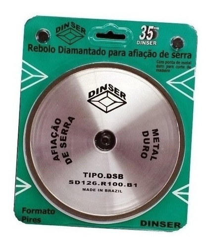 Rebolo Diamantado 4a2 Afiação De Serra (vídea) C100
