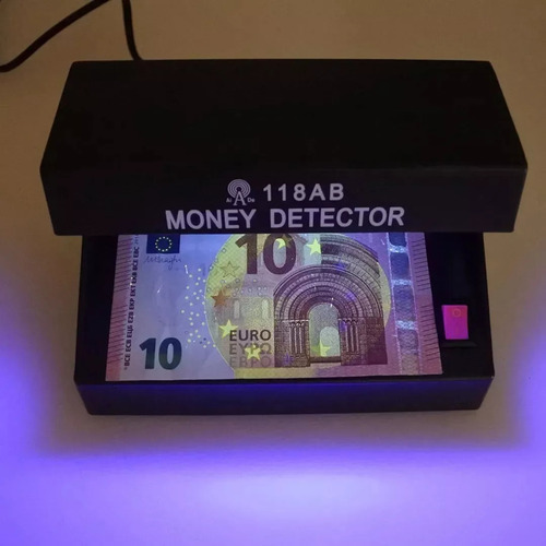 Detector Billetes Falsos Pesos Dolares Euros Cheque 110/220v