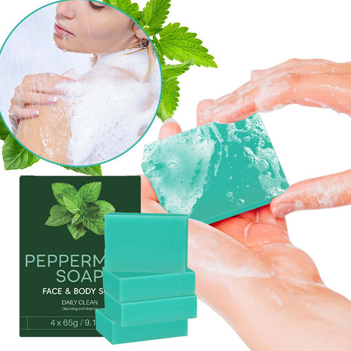 Sabonete De Óleo De Menta Para Hidratante E Refrescante Sabo
