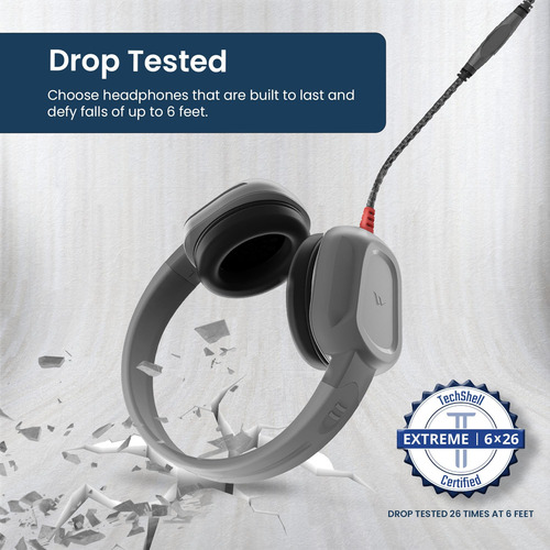 Auriculares Brenthaven Con Cable | Usb C On-ear Robustos 2 A