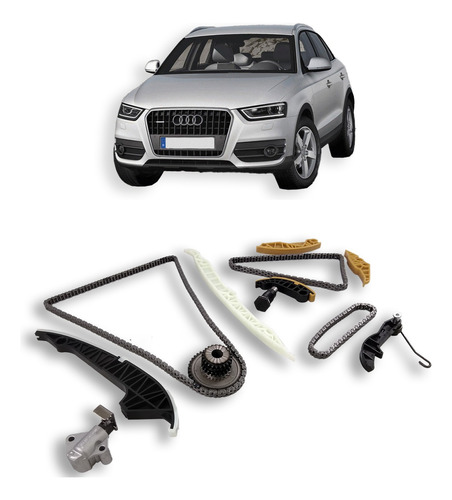 Kit Corrente Distribuição Completo Audi Q3 2.0 16v Tfsi