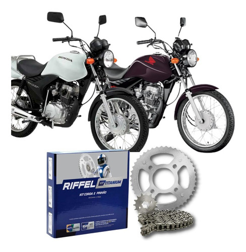 Kit Relação Riffel Cg Cargo Fan 125 2009 2010 A 2013