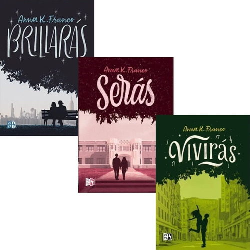 Pack Anna K Franco - Brillarás + Serás + Vivirás (3 Libros)