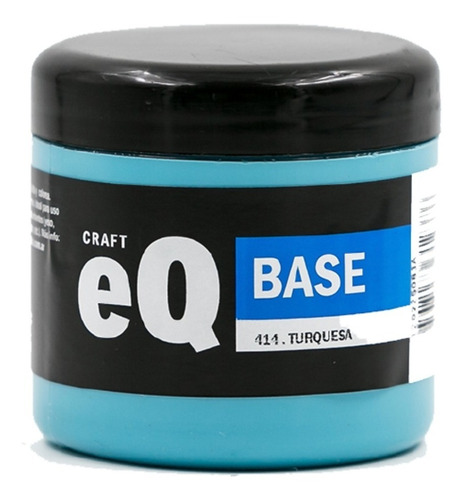 Base Acrílica Eqarte 200ml 414 Turquesa