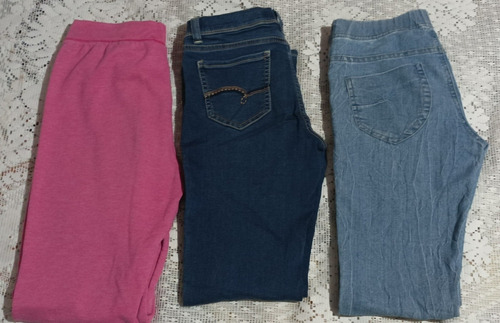 Jeans Lote Pants Mezclilla Niña 12 