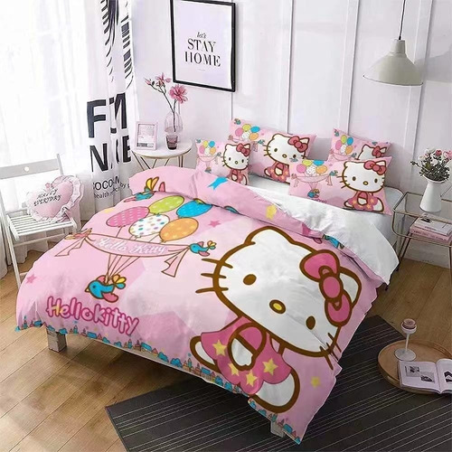 Juego De Ropa De Cama Hellokiitty Duvet Cover 200*200cm
