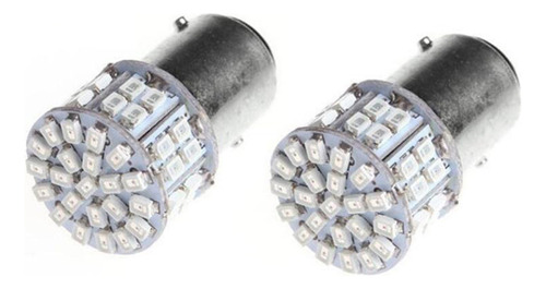 2 Bombillas Led De Repuesto Superbrillantes Rojas 1157 De Do