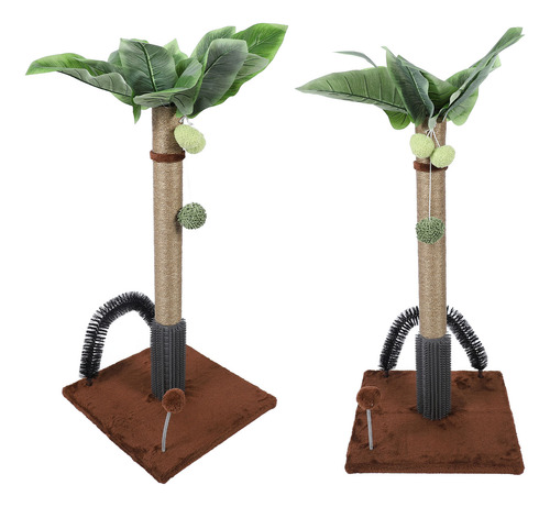 Sisal Cat Scratch Post Ball De 29,5 Polegadas De Altura
