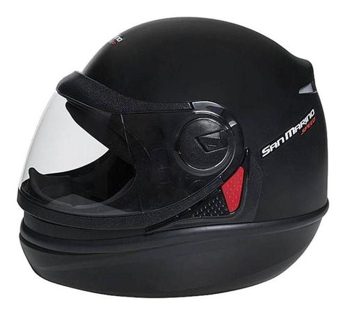 Capacete San Marino Speed Classic Preto Fosco Tam 56