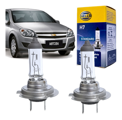 Lampada Farol Baixo Gm Vectra 2010 A 2011 Hella Par