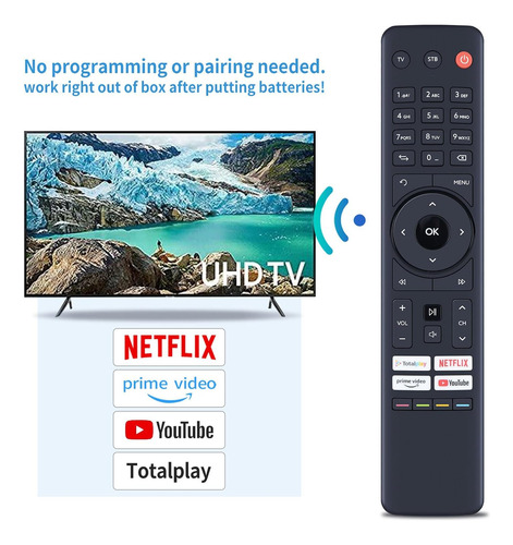 Control Remoto Para Totalplay Nueva Generacion Netflix Amazo