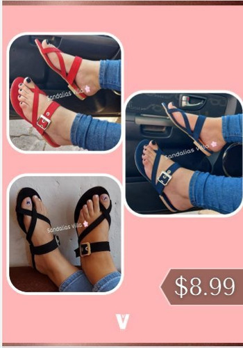 Imagen 2 de 6 de Sandalias Bellas Marca Villa Toda Desde La Talla 4-9