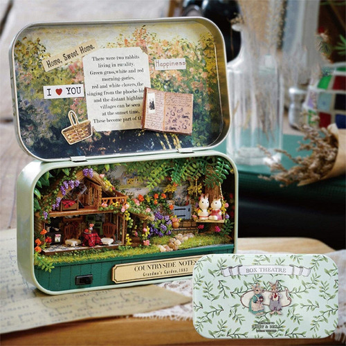 Diy Box Teatro Casa De Muñecas Kit 3d Miniatura De Madera Ca