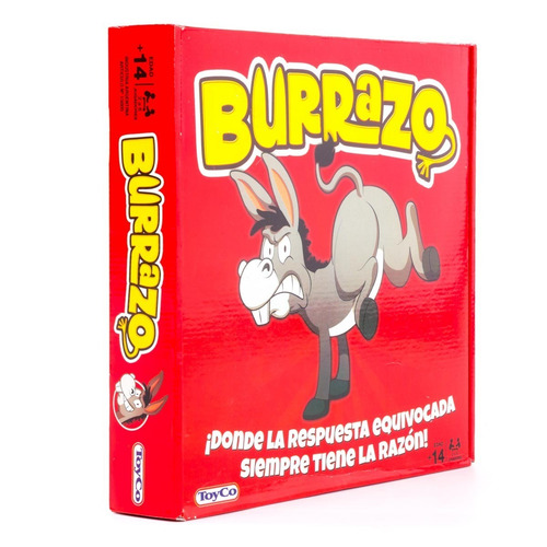 Imagen 2 de 5 de Juego De Mesa Burrazo Toyco E. Full