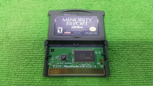 Minority Report Everybody Runs Gba Fisico Completo (Usado)