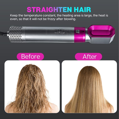 Secador De Pelo 5 En 1 Styler Y Cepillo De Aire Caliente, Ne