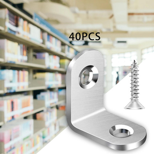 Suporte De Canto De 40 Peças L, Suporte 20mm X 20mm X 16mm