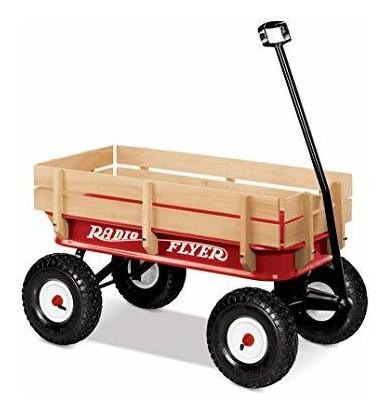 Radio Flyer 36  Todo Terreno Acero Y Carro De Madera