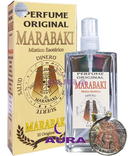 Perfume Con Talismán Marabaki - Abundancia Amor Suerte Todo