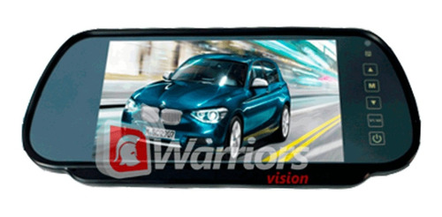 Pantalla Retrovisor Warriors Asistente Reversa 7 Pulgadas 