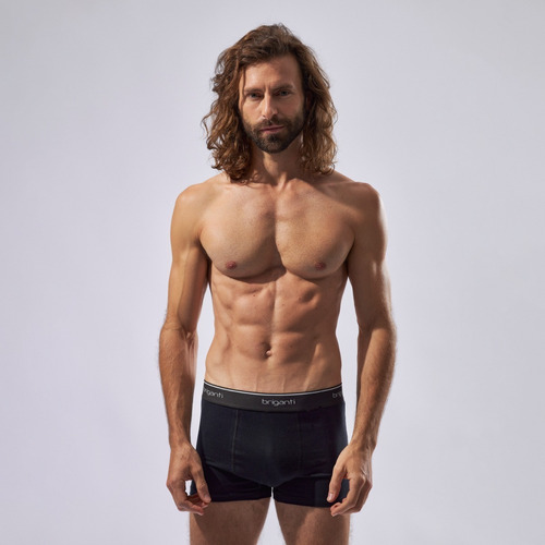 Imagen 6 de 10 de Boxer Hombre Algodón Briganti Pack X3 Calzoncillos Hxim09529