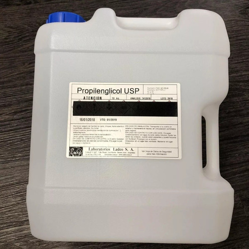 Propilenglicol Usp X 10 Kg Certif.alimenticio