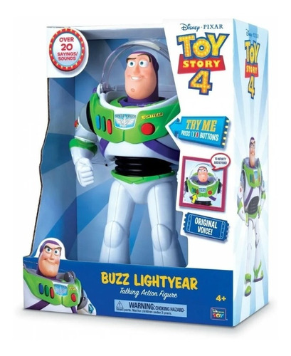 Buzz Lightyear Muñeco Toy Story Electronico 21 Frases Orig.