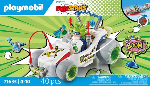 Juguete Profesor De Carreras Con Kart De Retroceso 71633 40 Piezas Playmobil