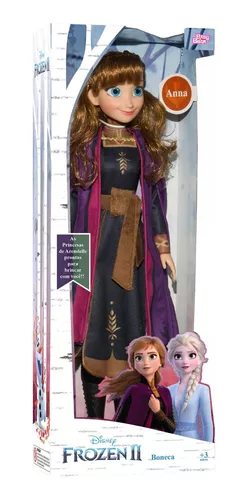 Boneca Frozen 2 Anna 55cm Disney Original Baby Brink - 1741 - Bonecas -  Magazine Luiza