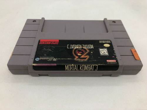 Jogo Mortal Kombat 3 Super Nintendo Original (Usado)