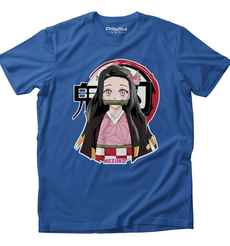 Playera Anime Nezuko Kimetsu No Yaiba Niños