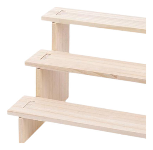 Vitrina De Madera Hecha A Mano Para Figuras Y 3 Capas