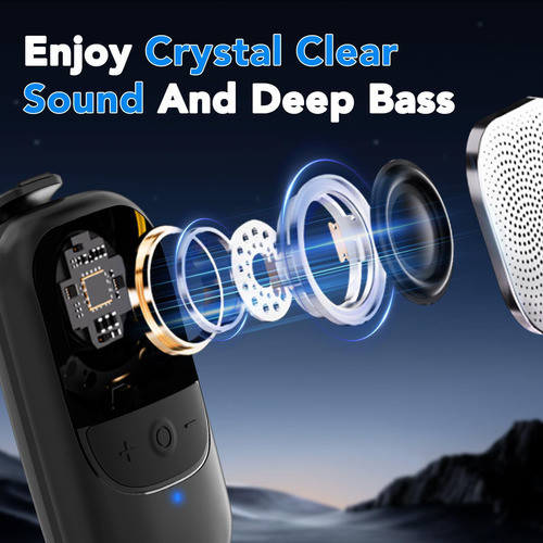 Pequeño Altavoz Bluetooth, Altavoz Bluetooth Portátil Micróf